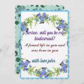 VORSCHLAG FÜR EINE personalisierte VINATAGETIMELLO Einladung (Vorne/Hinten)