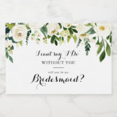 Vorschlag für eine Richtlinie "Grüne Weißer Herbst Schaumweinetikett (Einzelnes Label)