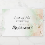 Vorschlag für eine Richtlinie über Aquarellgoldfar Schaumweinetikett (Einzelnes Label)