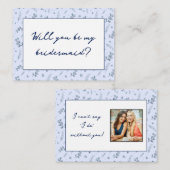 Vorschlag für eine Richtlinie über blaue Wildblume Mitteilungskarte (Vorne/Hinten)