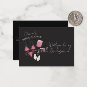 Vorschlag für eine Richtlinie über das Brautparty- Mitteilungskarte (Vorderseite/Rückseite Beispiel)