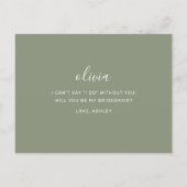 Vorschlag für eine Richtlinie über Minimalistische Postkarte (Rückseite)