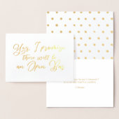 Vorschlag für eine schöne Bridesmaid Folienkarte (Anzeige)