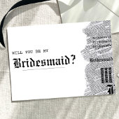 Vorschlag für eine schwarz-weiße Meerjungfrau Karte