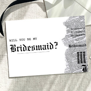 Vorschlag für eine schwarz-weiße Meerjungfrau Karte