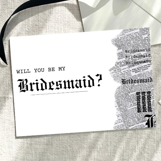 Vorschlag für eine schwarz-weiße Meerjungfrau Karte