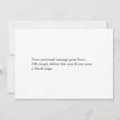 Vorschlag für eine Trauzeugin in Rosa Einladung (Rückseite)