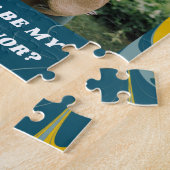 Vorschlag für eine Trauzeugin mit Abstraktem Foto Puzzle (Seite)