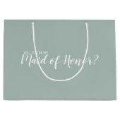 Vorschlag für eine Trauzeugin Neuer Vorschlag Große Geschenktüte (Vorderseite)