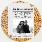 Vorschlag für eine Trauzeugin zum Foto Einladung