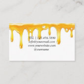 Vorschlag für eine Visitenkarte zur Haarentfernung (Rückseite)