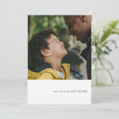 Vorschlag für einen einfachen Foto Einladung (Stehend Vorderseite)