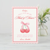 Vorschlag für einen Individuelle Name zur Trauzeug Einladung (Stehend Vorderseite)