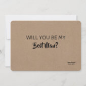 Vorschlag für einen lustigen Tanz Trauzeuge oder T Einladung (Rückseite)