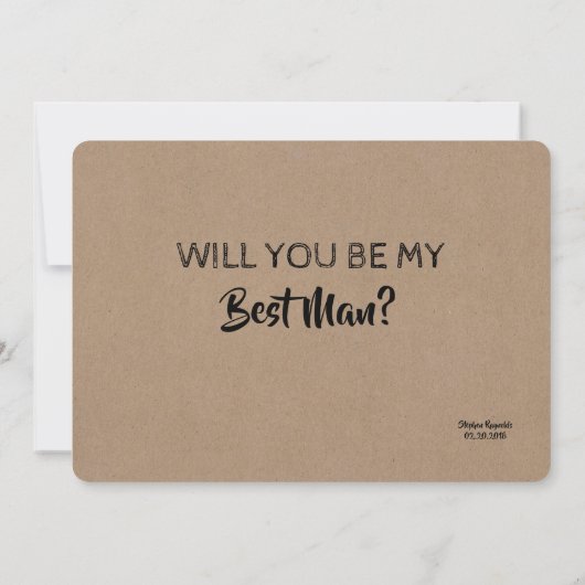 Vorschlag für einen lustigen Tanz Trauzeuge oder T Einladung (Rückseite)