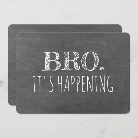 Vorschlag für einen lustigen Trauzeuge oder Trauze Einladung (Vorne/Hinten)