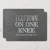 Vorschlag für einen lustigen Trauzeuge oder Trauze Einladung (Vorne/Hinten)