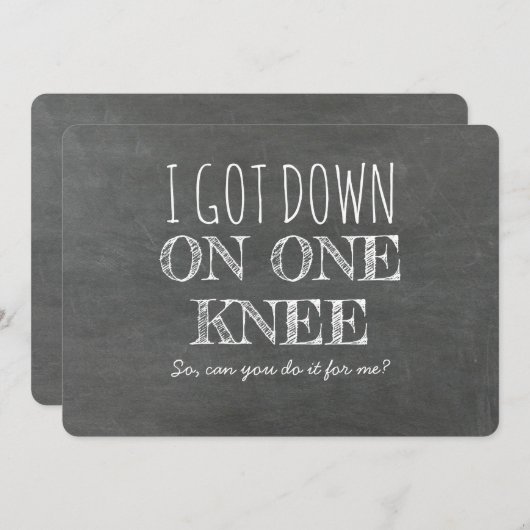 Vorschlag für einen lustigen Trauzeuge oder Trauze Einladung (Vorne/Hinten)