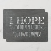 Vorschlag für einen lustigen Trauzeuge oder Trauze Einladung (Vorne/Hinten)