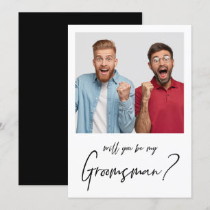 Vorschlag für einen Minimalistischen modernen Foto Einladung