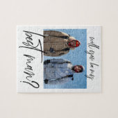 Vorschlag für einen Minimalistischen Trauzeuge Puzzle (Horizontal)