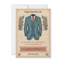 Vorschlag für einen Trauzeuge des Vintagen Anzugs