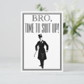 Vorschlag für einen Trauzeuge oder einen Trauzeuge Einladung (Stehend Vorderseite)