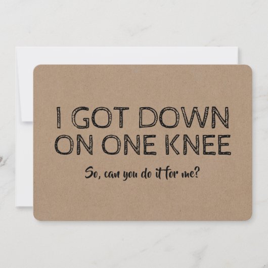 Vorschlag für einen Trauzeuge oder einen Trauzeuge Einladung (Vorderseite)