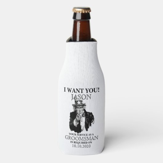 Vorschlag für einen Trauzeuge von Trauzeuge, außer Flaschenkühler (Flaschenvorderseite)