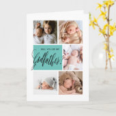 Vorschlag für Foto Collage GodVater Karte (Gelbe Blume)