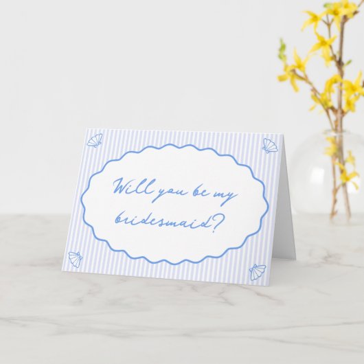 Vorschlag für handgeschriebene Küstenstrippbrücke Karte (Gelbe Blume)