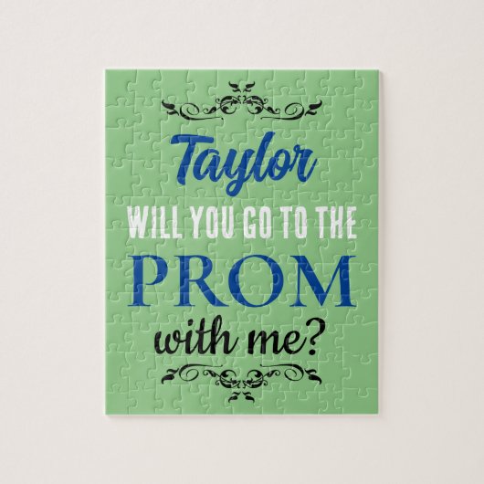 Vorschlag für Ihm Prom oder Homecoming Custom Jigs Puzzle (Vertikal)