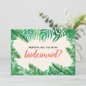 Vorschlag für Personalisierte tropische Blätter Br (Stehend Vorderseite)