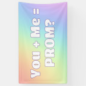 Vorschlag für Rainbow Prom Banner (Vertikal)