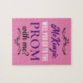 Vorschlag für sie für Prom oder Homecoming Custom Puzzle (Horizontal)