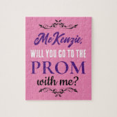 Vorschlag für sie für Prom oder Homecoming Custom Puzzle (Vertikal)