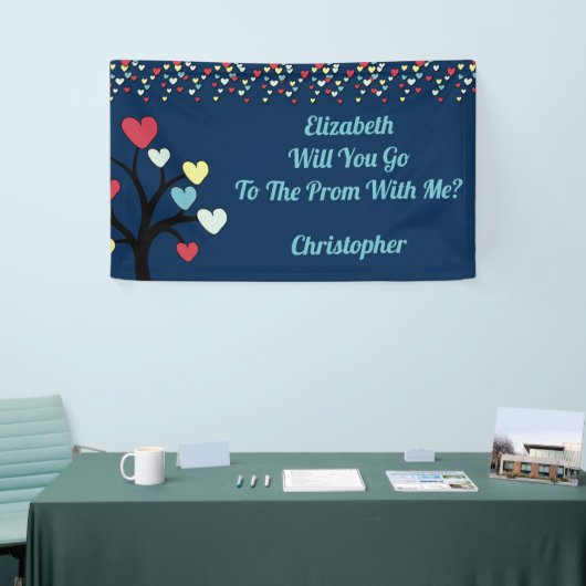 Vorschlag Gefragt an die Prom Liebe Herz Banner (Messeveranstaltung)