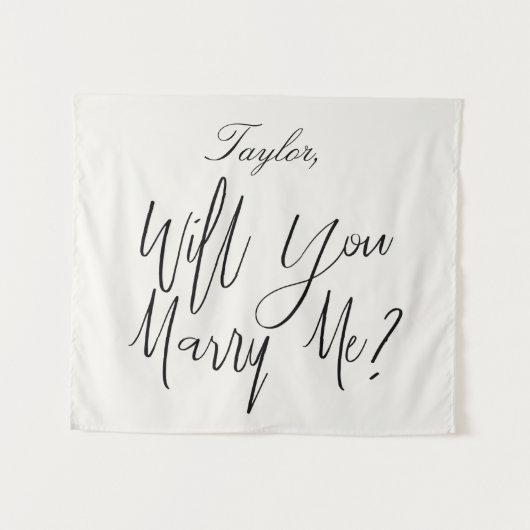 Vorschlag Individuelle Name signieren Wandteppich (Vorderseite (Horizontal))