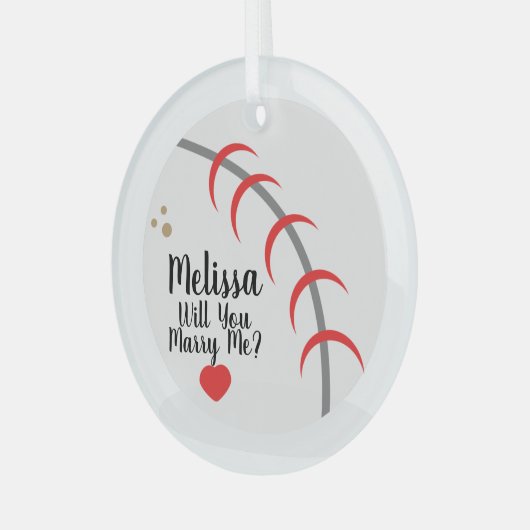 Vorschlag Ornament - Heiraten Sie mir Sport (Vorderseite links)