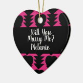 Vorschlag Ornament - Heiraten Sie Schwarz-weiße Tr (Links)