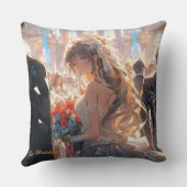 Vorschlag und Hochzeit Kissen (Rückseite)