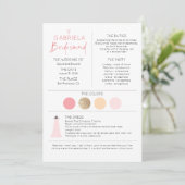 Vorschlag und Informationen von Pink Bridesmaid (Stehend Vorderseite)