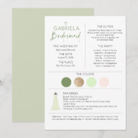 Vorschlag und Informationen zu Soft Green Bridesma