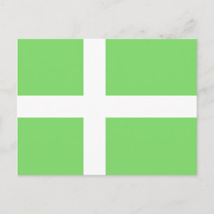 Vorschlag von Achen Grönland, grönländische Flagge Postkarte