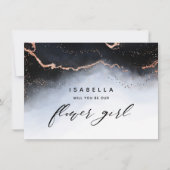 Vorschlag von Ethereal Mist Ombre Navy Blue Flower (Vorderseite)