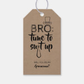 Vorschlag von Funny Bro Trauzeuge Geschenkanhänger (Vorderseite)