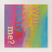 Vorschlag von Marry Me Gay Wedding Puzzle (Horizontal)