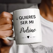 Vorschlag von Quieres Ser Mi Padrino GodVater Kaffeetasse