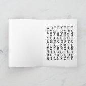 Vorschlag Wort finden Puzzletkarte Karte (Innenseite)