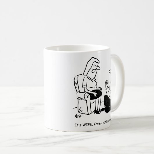 Vorschlag zur Ehe Funny Kaffeetasse (VorderseiteRechts)